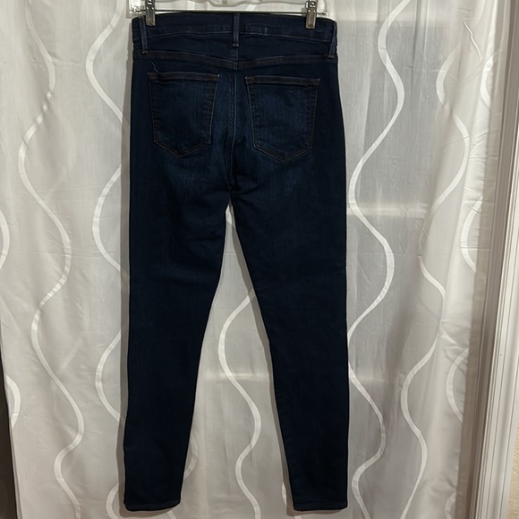 Loft, Blue, Dark Wash, High Rise, Skinny Jeans, Size 4 - Picture 5 of 6